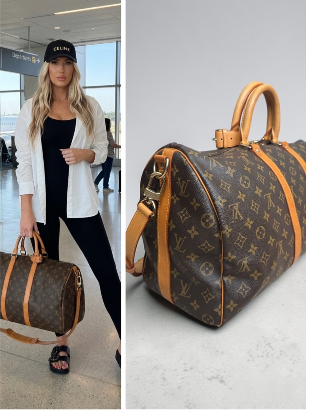 Louis Vuitton Keepall Bandoulière 45 Monogram
Canvas -
